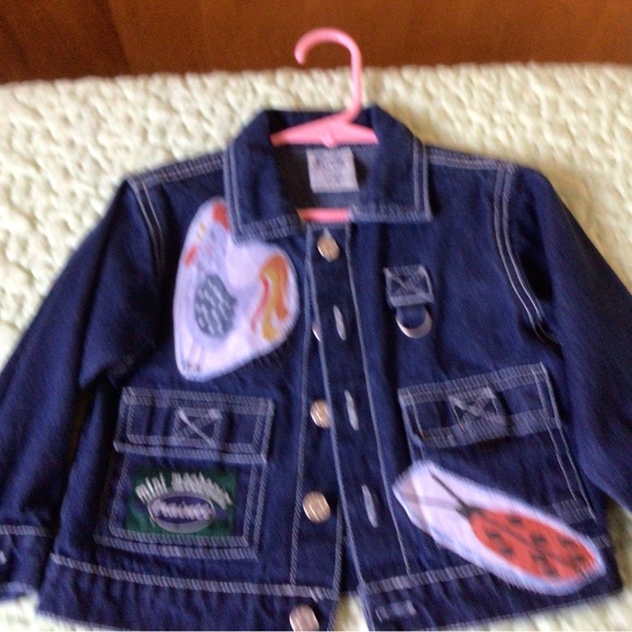 Denim upcycled jacket - Picture 2 of 6